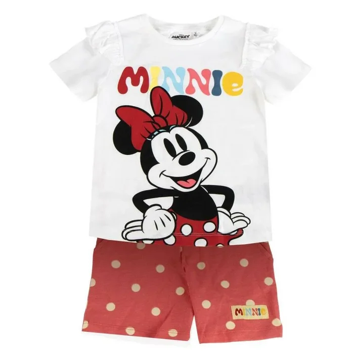 CERDÁ LIFE’S LITTLE MOMENTS cómodo y Divertido – Pijama Ideal para Descanso Juego, Minnie Coral, 3 años Unisex niños