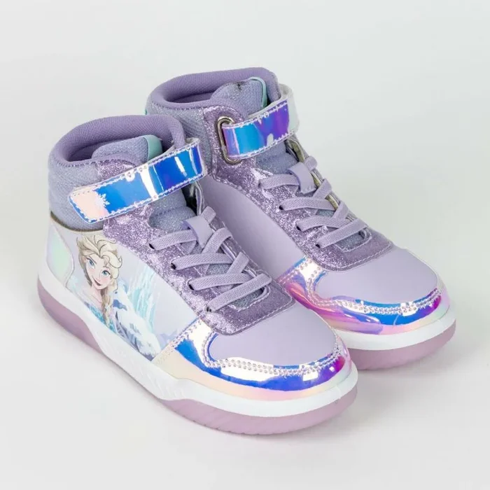 CERDÁ LIFE’S LITTLE MOMENTS Deportiva Frozen para Niños con Suela de PVC y Luces LED, Zapatillas, Lilac, 31 EU