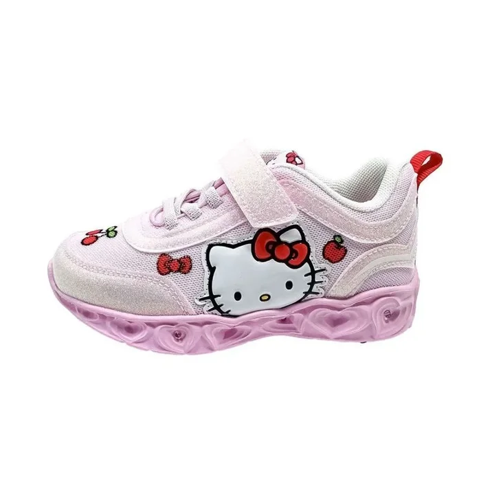 CERDÁ LIFE’S LITTLE MOMENTS Deportivas para Niñas Luces LED y Suela Ligera EVA, Depotivas Hello Kitty, Zapatillas, Rosa, 27 EU