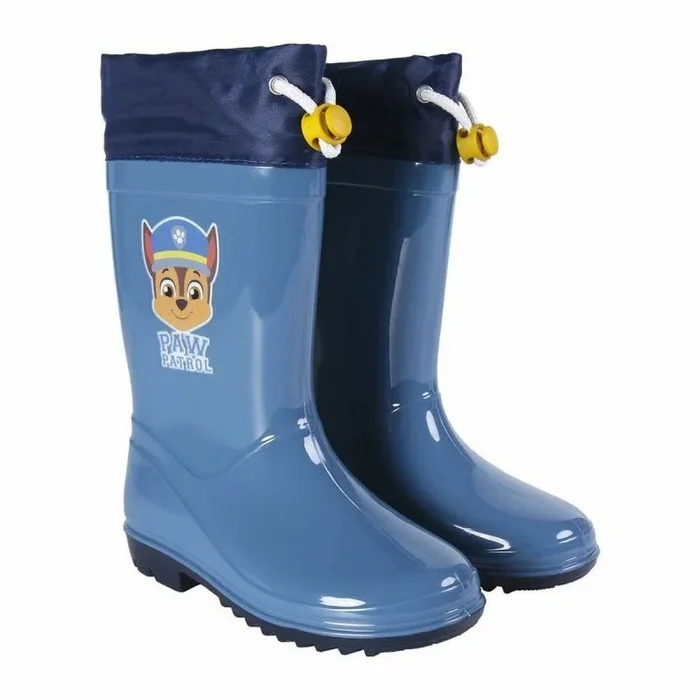 CERDÁ LIFE’S LITTLE MOMENTS Niño Paw Patrol Niños con Stopper Regulador para Mayor Ajuste y Minimizar la Entrada Botas de Agua Patrulla Canina de Color Azul-Licencia Oficial Nickelodeon, 26 EU