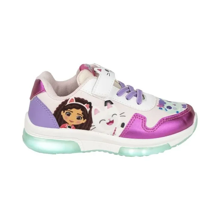 CERDÁ LIFE’S LITTLE MOMENTS Zapatillas Infantiles de Gabby’s Dollhouse con Luz LED, Rosa, 26 EU