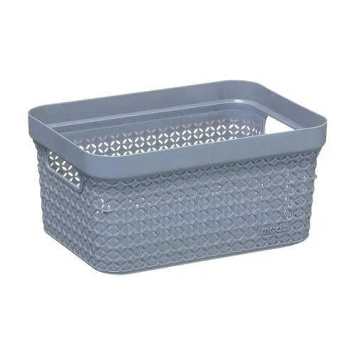 Cesto para la ropa color gris 17 l 37,5 x 26 x 21,3 cm