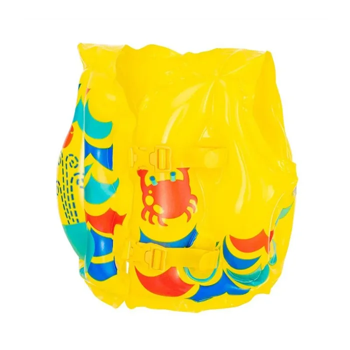 Chaleco hinchable para piscina bestway amarillo cangrejo 41 x 30 cm 3-6 años (1 unidad)