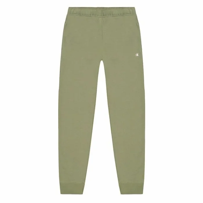 Champion Legacy Authentic Pants Powerblend Terry C-Logo Rib Cuff Pantalones Deportivos, Verde caña de Fusil, M para Hombre