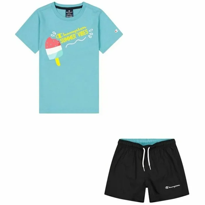 Champion Set 306050, Verde agua/negro -BS148, 15-16 Años