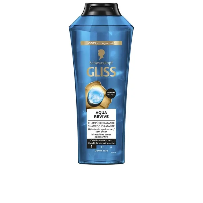 Champú Reparador Schwarzkopf Gliss Aqua Revive 400 ml – Marca: Schwarzkopf – EAN: 8410436458115