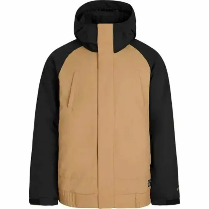 Chaqueta de Esquí Protest Malawi Negro Marrón Hombre S