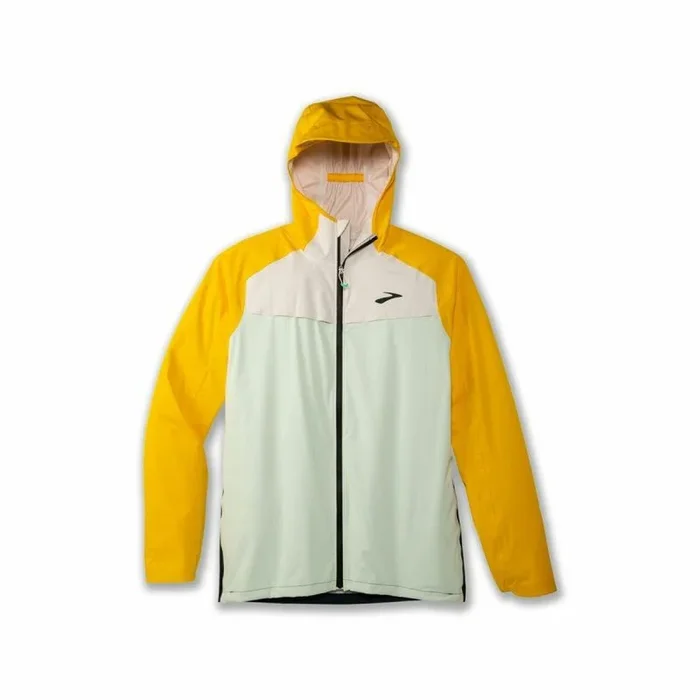 Chaqueta Deportiva para Hombre Brooks High Point Waterproof Blanco M