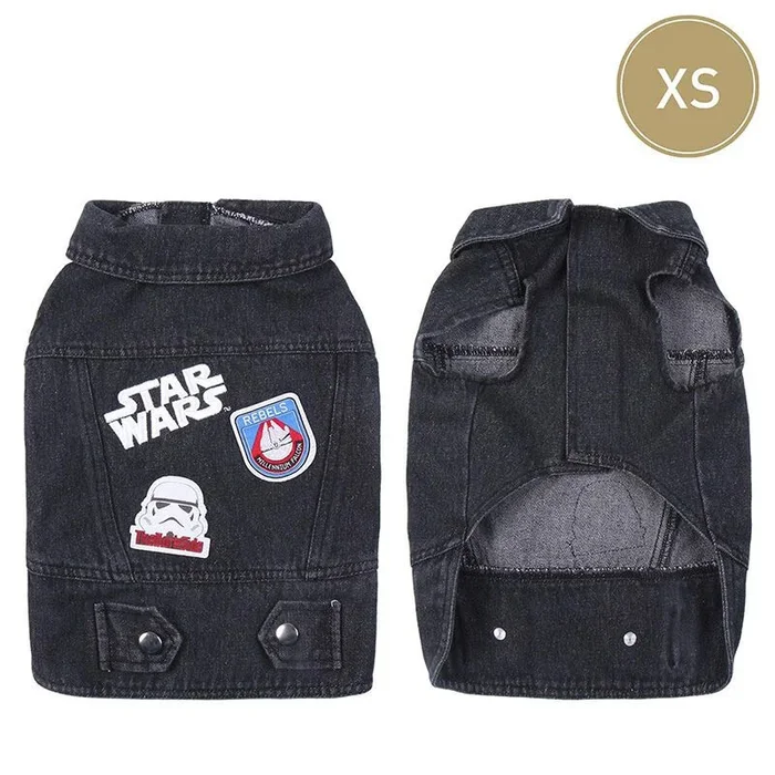 Chaqueta vaquera para perros star wars xs
