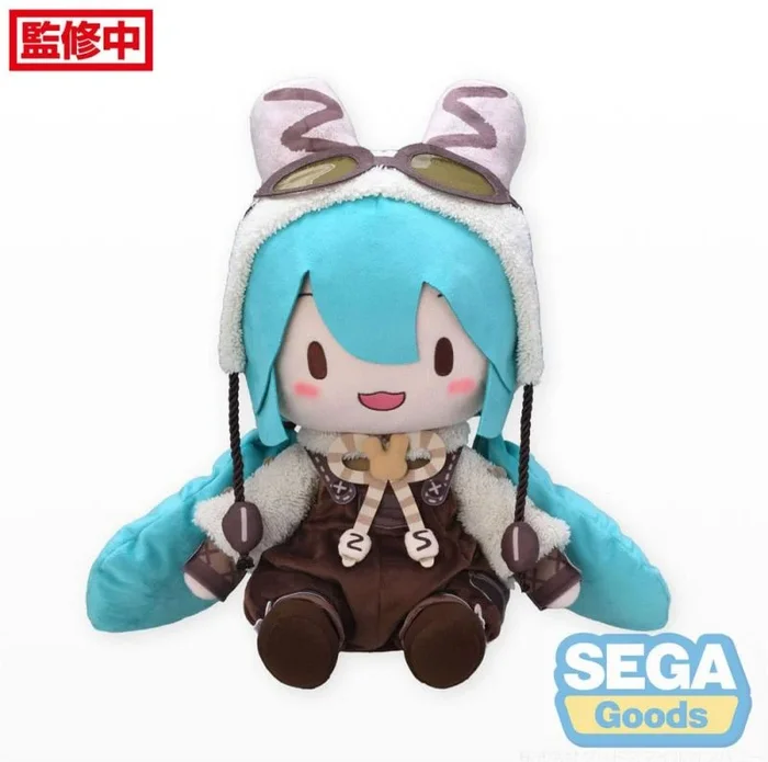 Character vocal series 01: hatsune miku peluche fuwa petit hatsune miku marshmallow hot cocoa ver. ll 45 cm
