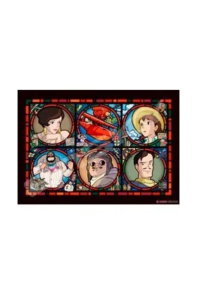 Characters gallery rompecabezas 208 piezas porco rosso studio ghibli
