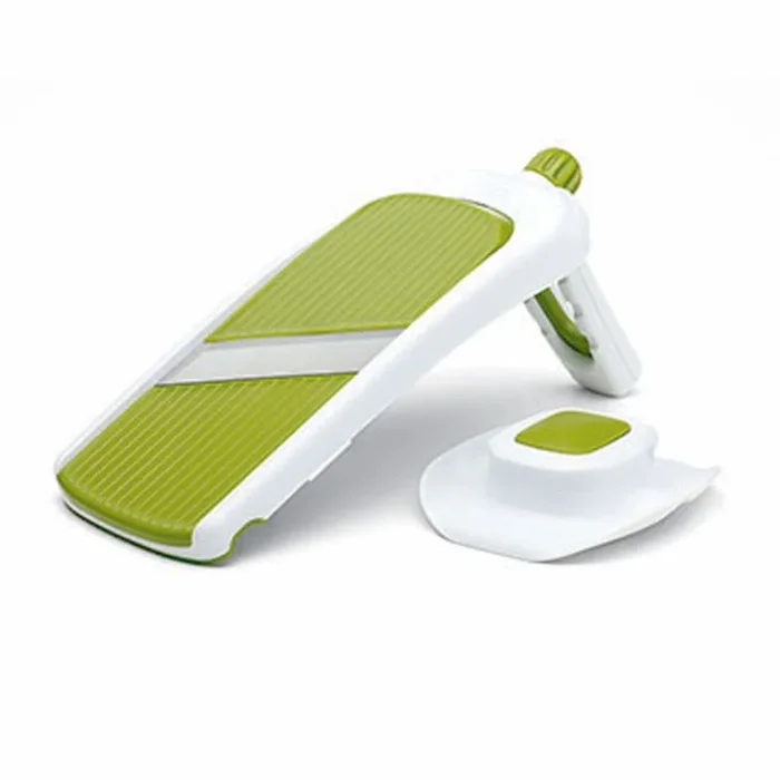 Chef’n – Mandolina Plegable para Cortar Patatas y Verduras, 6 Grosores Diferentes, 35 x 11 x 3 cm
