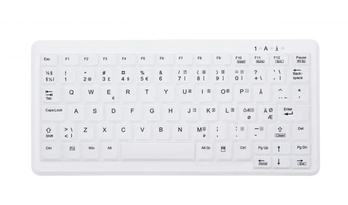CHERRY AK-C4110 teclado RF inalámbrico QWERTY Noruego Blanco