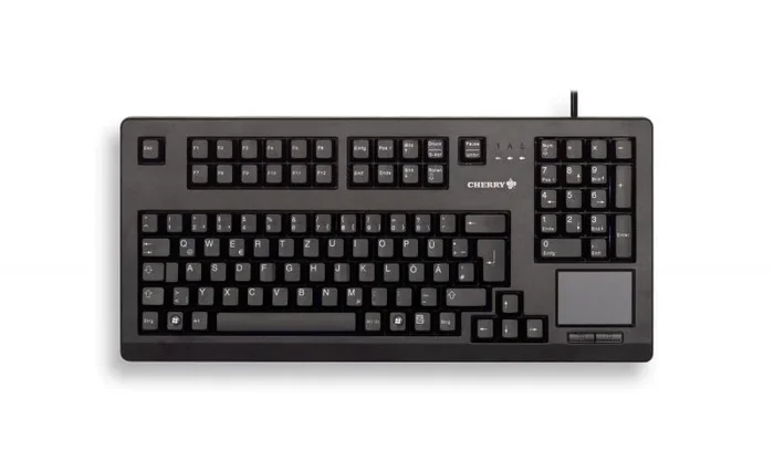 Cherry TouchBoard G80-11900, USB, AZERTY, 1000 DPI, 1.75 m, 415 x 193 x 37 mm, 1000 g (teclado AZERTY) importado de Francia