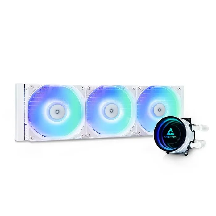 Chieftec CLC-360-RGB-W sistema de refrigeración para ordenador Carcasa del ordenador Sistema de refrigeración líquida todo en uno 12 cm Blanco