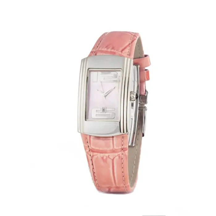 Chronotech Reloj Analógico para Mujer de Cuarzo con Correa en Cuero CT7017L-08