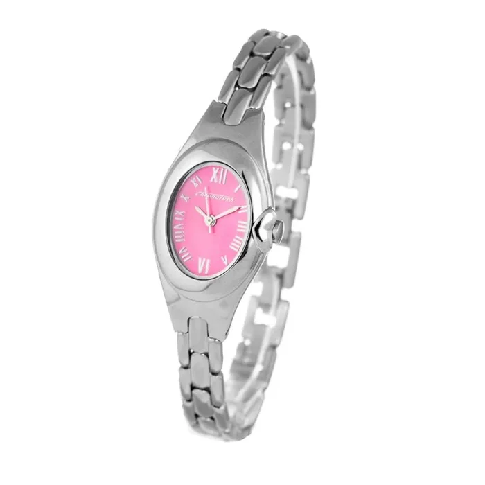 Chronotech Reloj Mujer Analogico Cuarzo con Correa de Acero CT7349L-02M