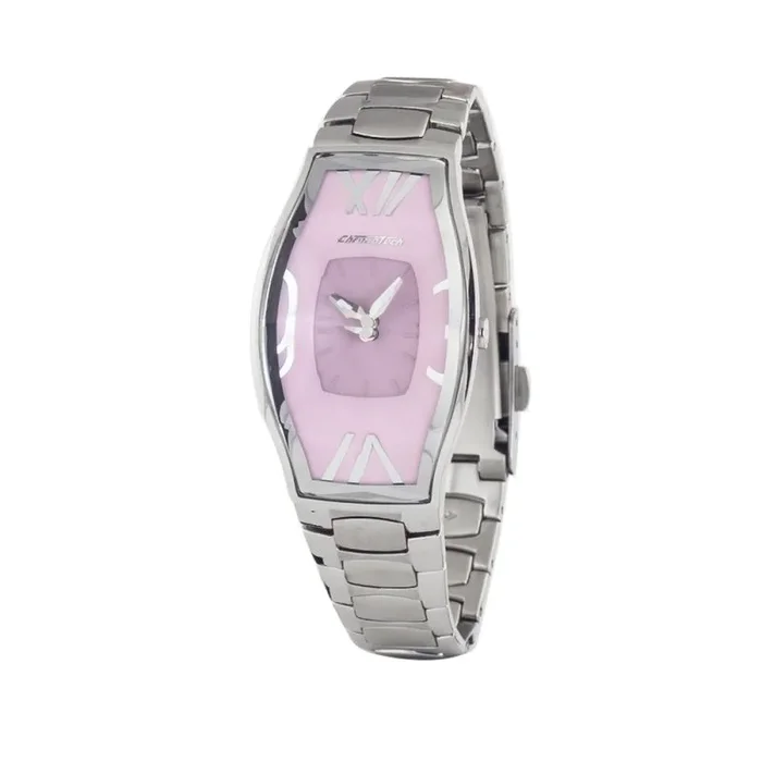 Chronotech Reloj Mujer Analogico Cuarzo con Correa de Acero CT7932L-07M