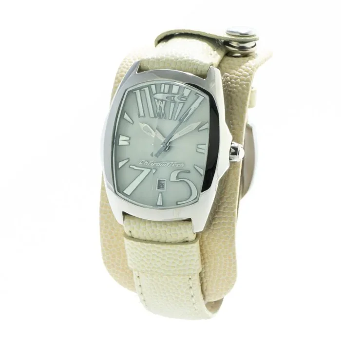 Chronotech Reloj Mujer Analogico Cuarzo con Correa de Piel CT2039L-20