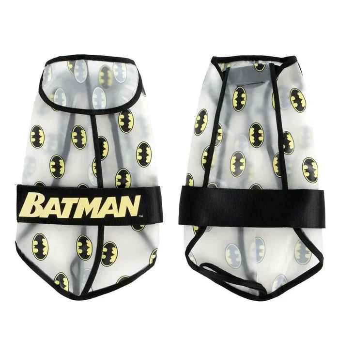 Chubasquero para perro batman amarillo l