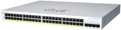 Cisco Switch inteligente Cisco Business CBS220-48T-4G | 48 puertos GE | 4 SFP de 1 G | 3 años de garantía limitada de hardware (CBS220-48T-4G-EU)
