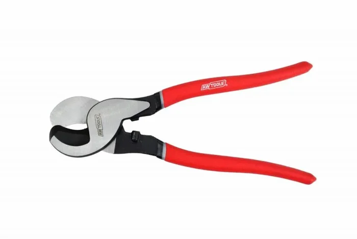 Cizallas para cortar cables Awtools, modelo 250mm, ideal para cortar cables y alambres, diseño ergonómico, cuchillas de alta calidad, resistentes y fáciles de usar
