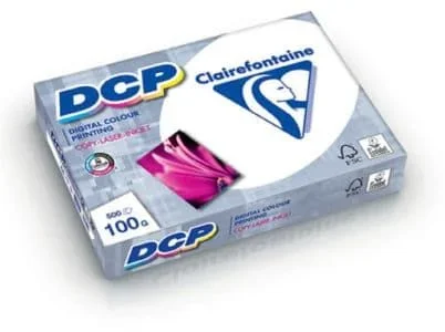 Clairefontaine 1844C – Caja de papel Digital Color Printing contiene 5 packs. – A4, 120g/m2, Total de hojas por caja: 1250 – Color: Blanco (170 CIE)