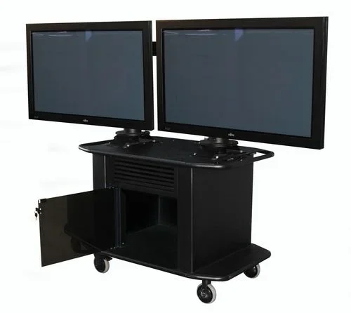 ClearOne Titan Dual Plasma Negro Panel plano Carro multimedia