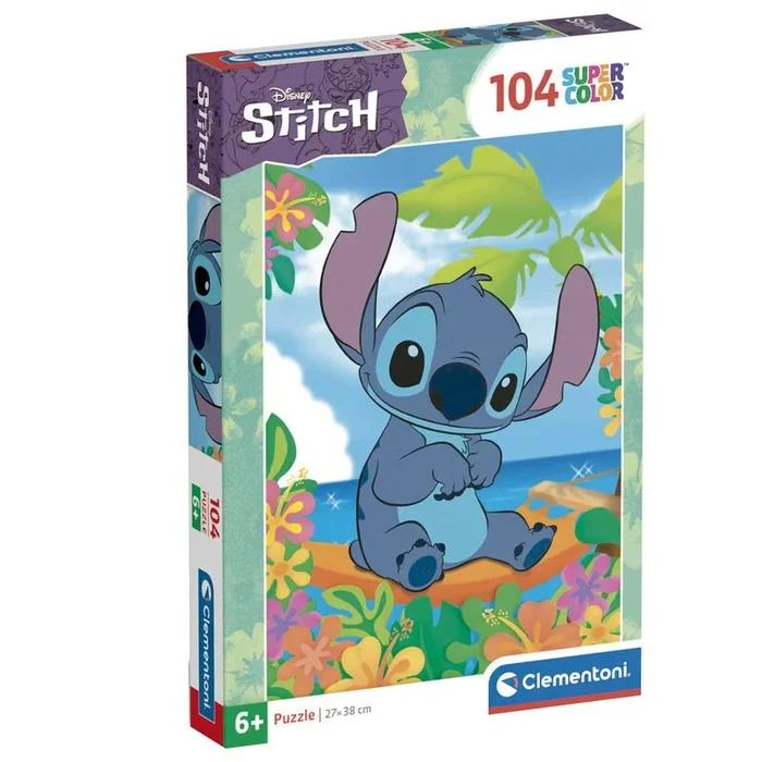 Clementoni Supercolor Stitch Puzzle rompecabezas 104 pieza(s) Dibujos