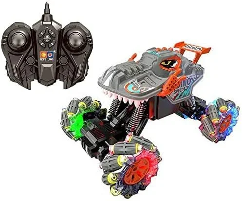 Coche radio control dino 20 cm 7 funciones 2 colores surtidos