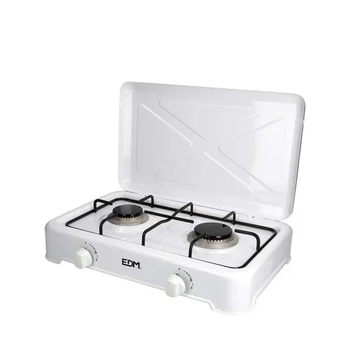 Cocina de gas esmaltada 2 fuegos