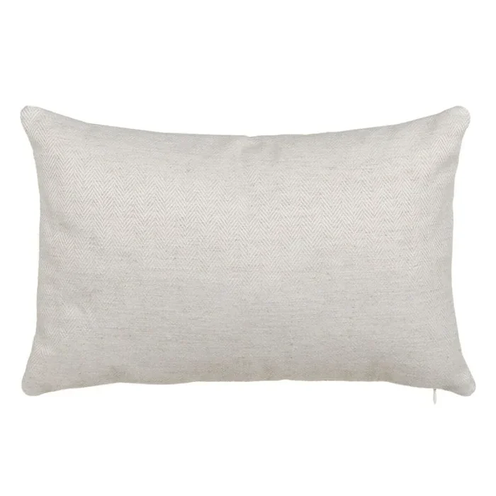 Cojín Blanco Espiga 45 x 10 x 30 cm – Marca: BigBuy Home – EAN: 8445146085078