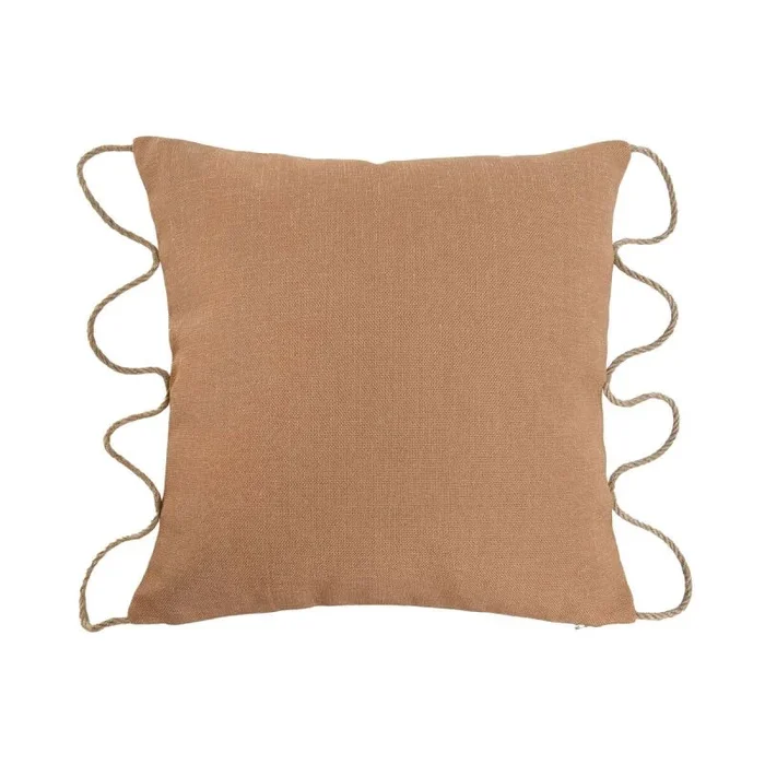 Cojín home esprit mostaza tropical 45 x 15 x 45 cm