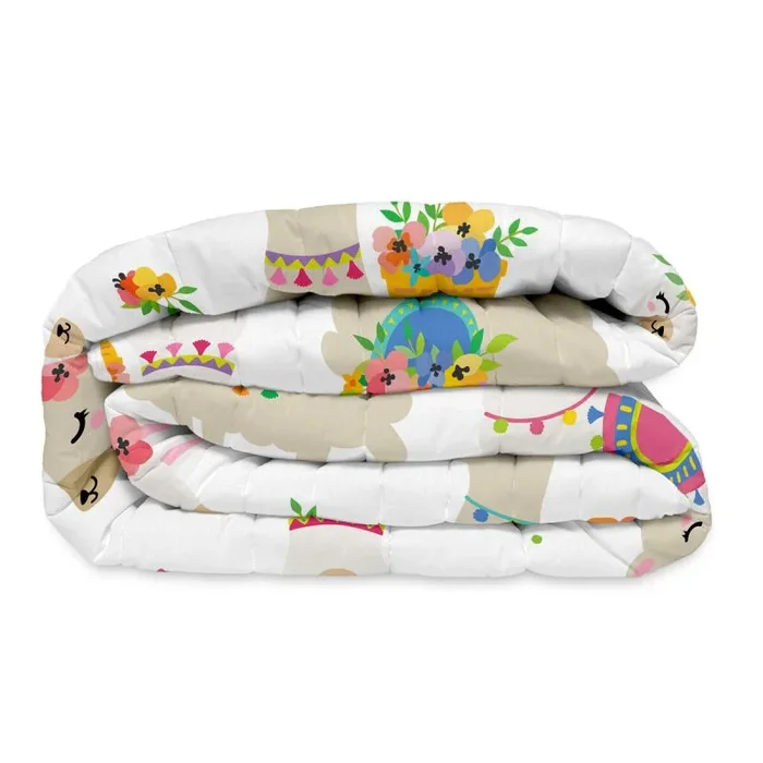 Colcha happyfriday moshi moshi multicolor 100 x 130 cm llama