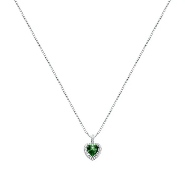 Colgante mujer morellato saiw134 plateado verde