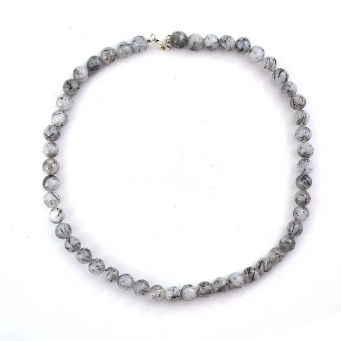Collar bobroff mujer bobroff blck-wht-nck 42cm