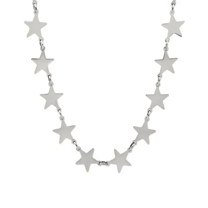 Collar mujer co88 collection 8cn-26456 plateado
