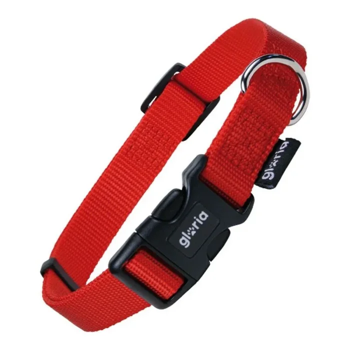 Collar para perro gloria rojo talla m (29-53 cm)