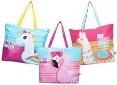 Colorbaby bolsa playa animal style 62x46x10 cm 3 colores surtidos