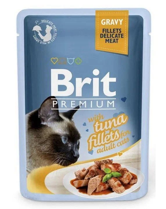Comida húmeda para Gatos VAFO PRAHA s.r.o. Britium Cat Sasz.85G SOS Tuna Fillet