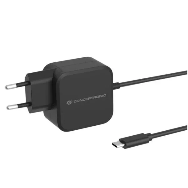 Conceptronic OZUL04BE cargador de dispositivo móvil Universal Negro Corriente alterna Interior