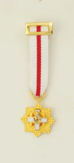 Condecoracion Albainox Medalla Miniatura Gran Placa Mérito Militar Distintivo Blanco, 09632