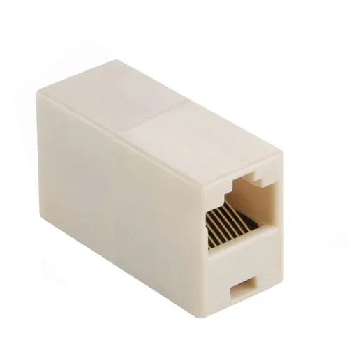 Conector Adaptador de Extensión LAN RJ45 para Cambiador de Red