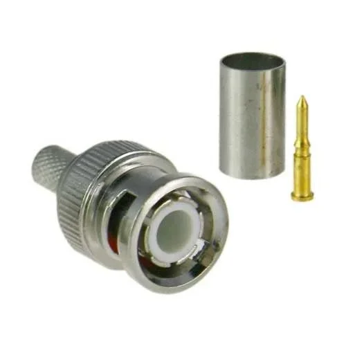 Conector Bnc Macho Crimpar Rg59 Hq Con100hd