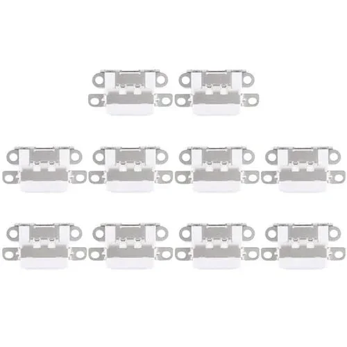 Conector de Puerto de Carga Apple iPhone 6 Plus (10 Piezas) (Blanco)