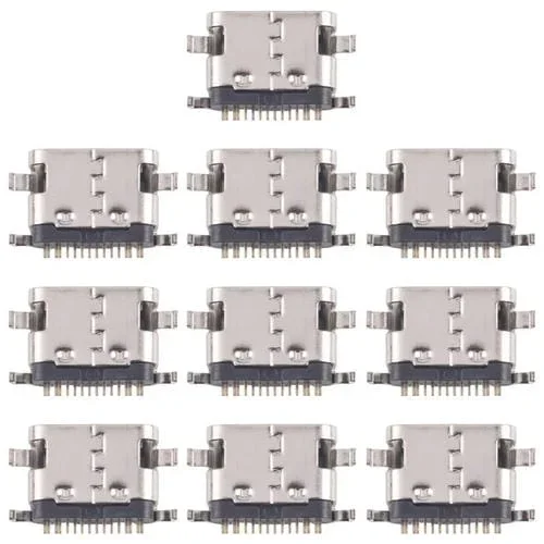 Conector Puerto de Carga Original 12 Pines Posición Pin Central (10 Unidades)