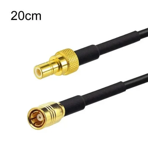 Conector Varón SMB 20 cm para Cable Coaxial RG174 Extensión Antena Femenina