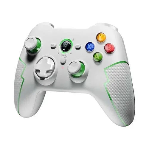 Controlador de Juego Inalámbrico Easysmx 9013Pro para Switch / Ps3 / Ios / Android / PC (Blanco Verde)