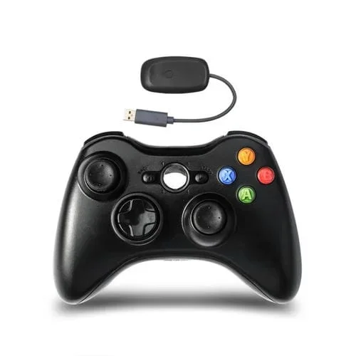 Controlador de Juegos Inalámbrico 2.4G para Xbox 360 (Negro)