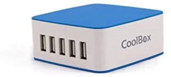 CoolBox RT-5 Universal Azul, Blanco Corriente alterna Interior